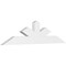 Ekena Millwork Saratoga Architectural Grade PVC Gable Bracket, 48"W x 12"H x 2"D x 4"F, 6/12 Pitch GBP048X12X0204SAR00 - alternate 1